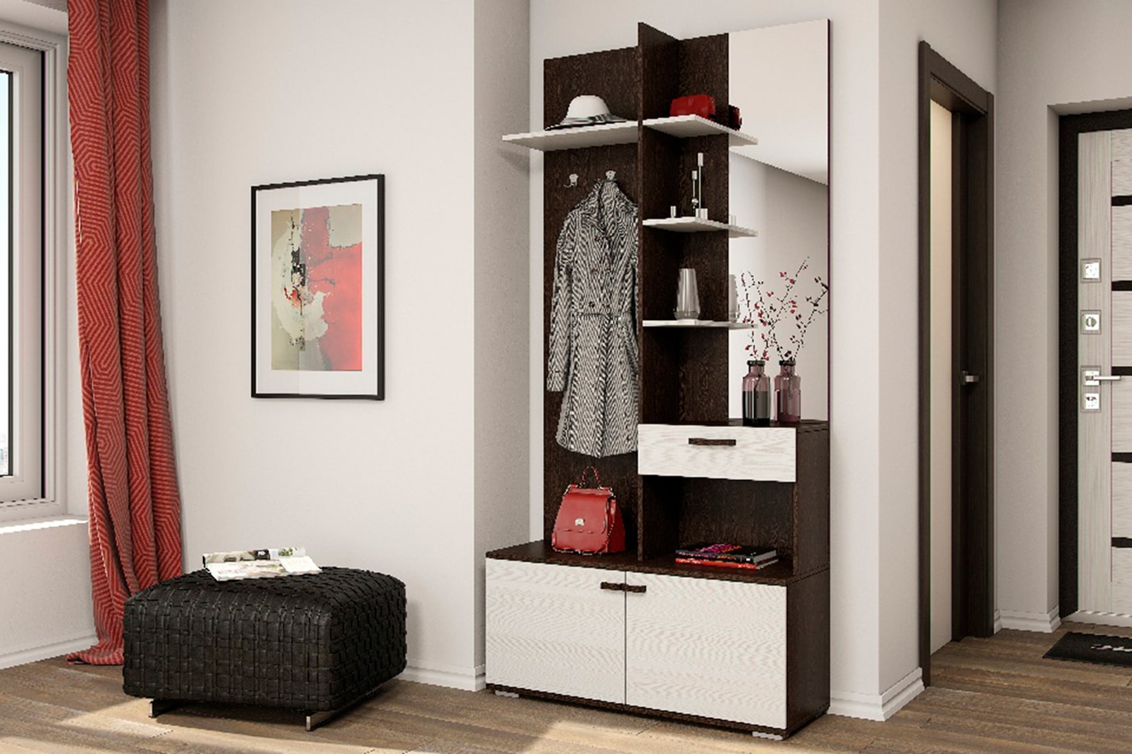 ИНЕС (модульная система) ВЗ-1000 Венге/лоредо