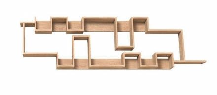 Стеллаж Twist, дуб сонома