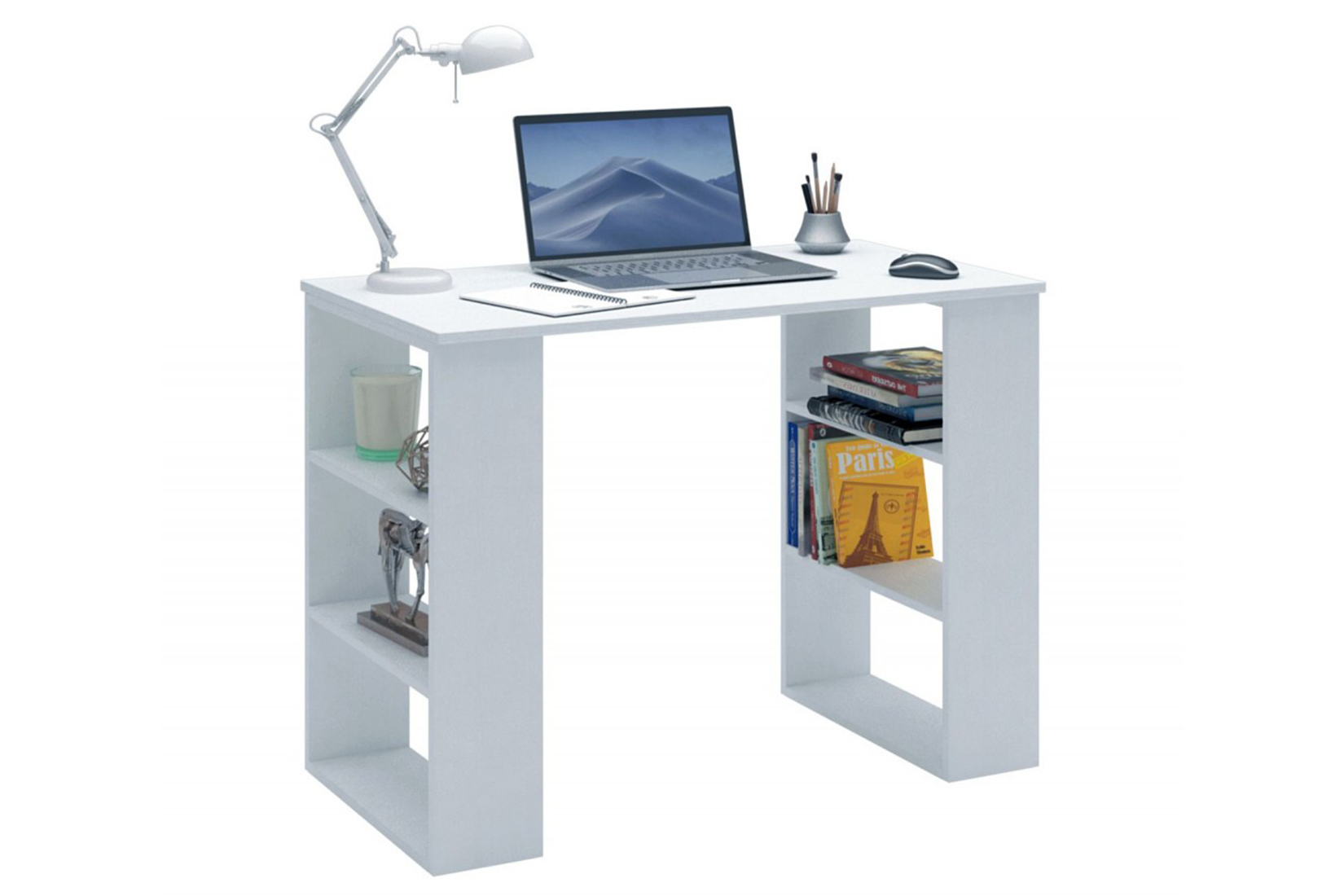 Успех-7 Стол письменный Белый