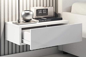 Сура Тумба прикроватная подвесная тумба Белый