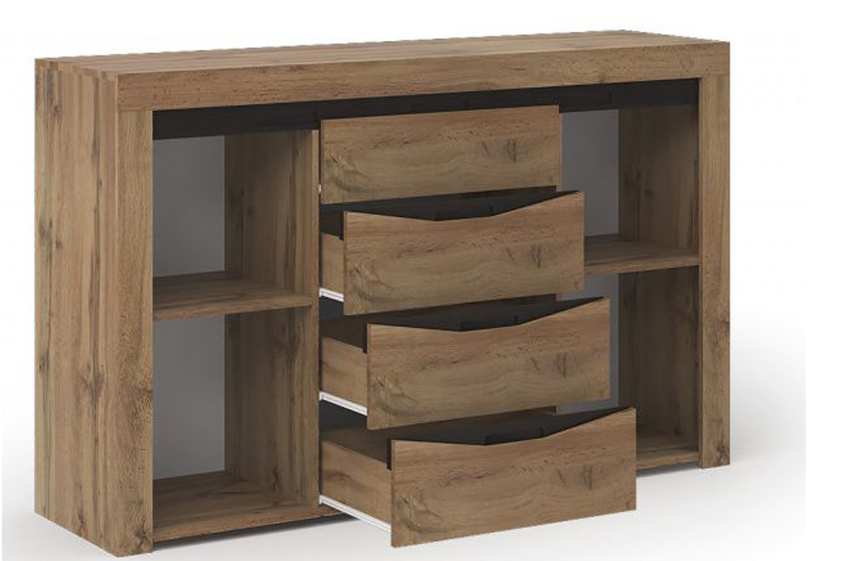 Паола КМ 702 Комод Дуб крафт золотой