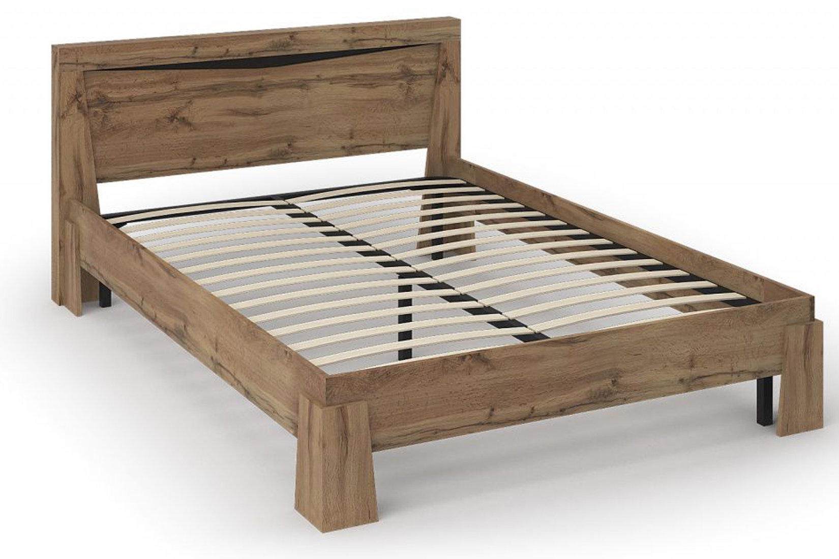 Паола КР 702 Кровать 140х200 с ортопедическим основанием  Дуб крафт золотой