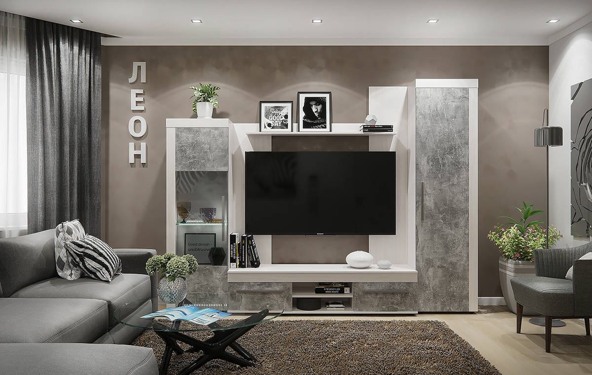 Гостиная Леон. Комплект 2