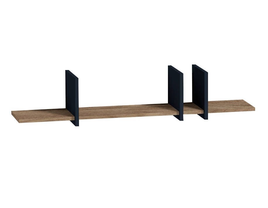 Полка навесная Nature 18, дуб табачный