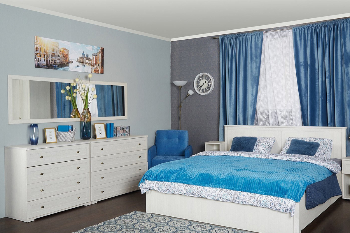 Комод широкий Sherlock 65, ясень светлый