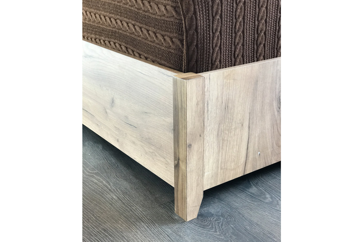 Кровать с подъемным механизмом Nature 307 Люкс 160х200, дуб табачный