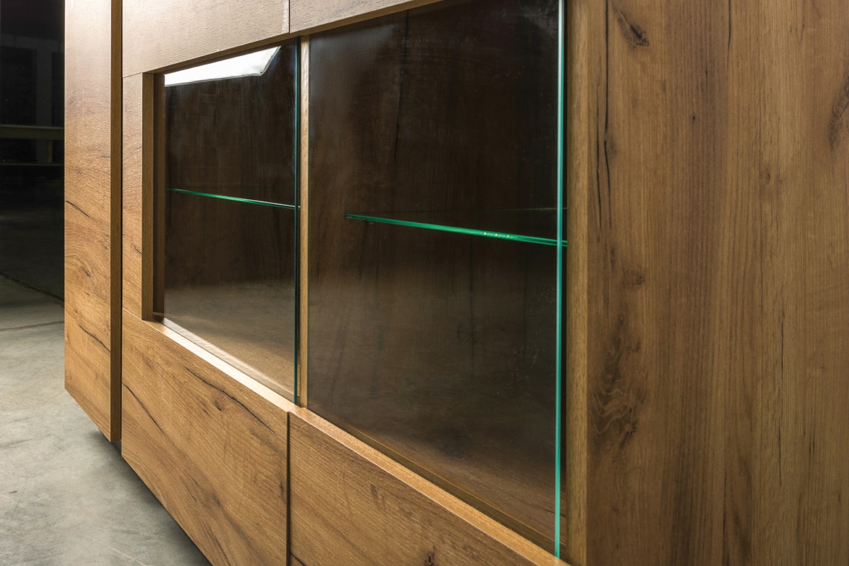 Арчи гостиная модульная Дуб Крафт золотой/ Камень тёмный