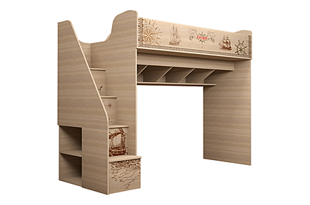 Комплекс универсальный с лестницей Квест 18