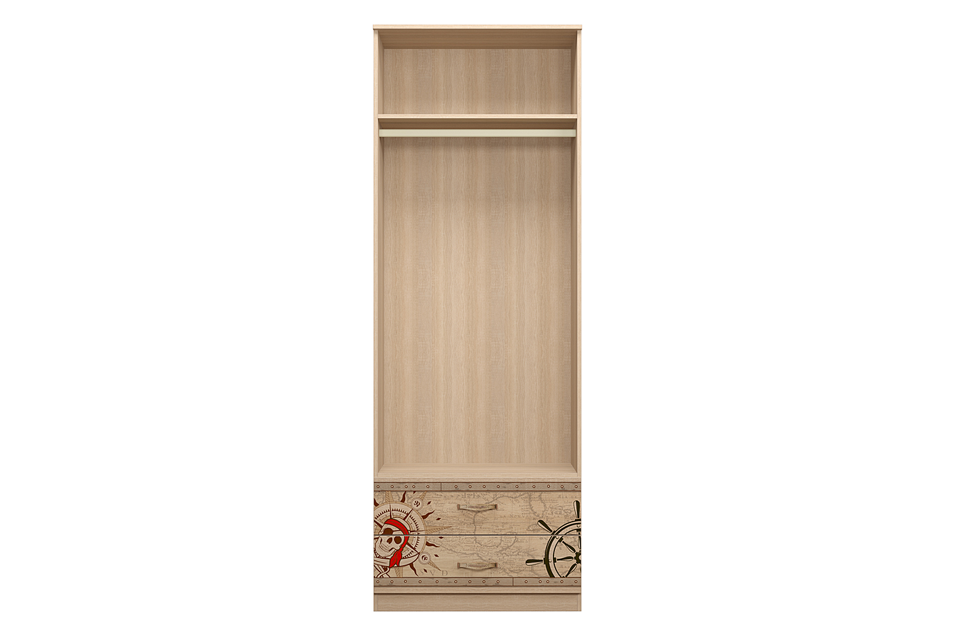 20 Квест Шкаф для одежды с ящиками