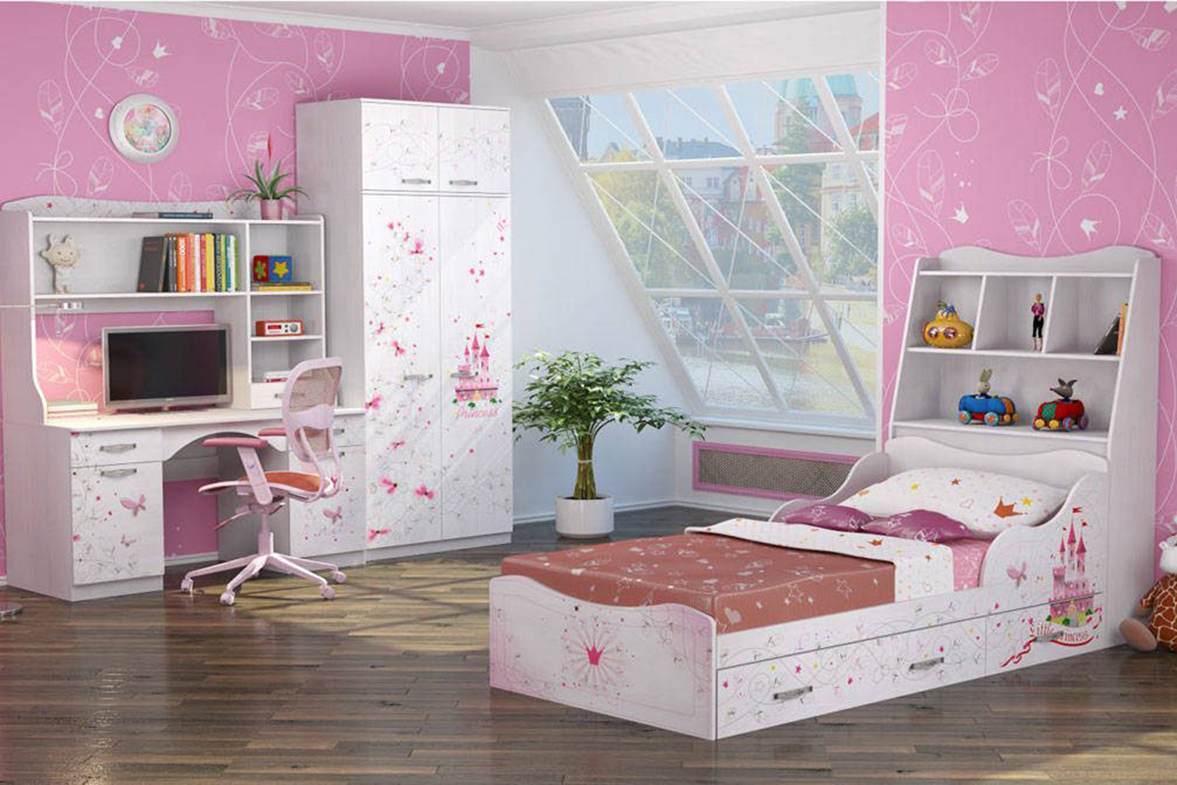 Стол письменный Принцесса 6