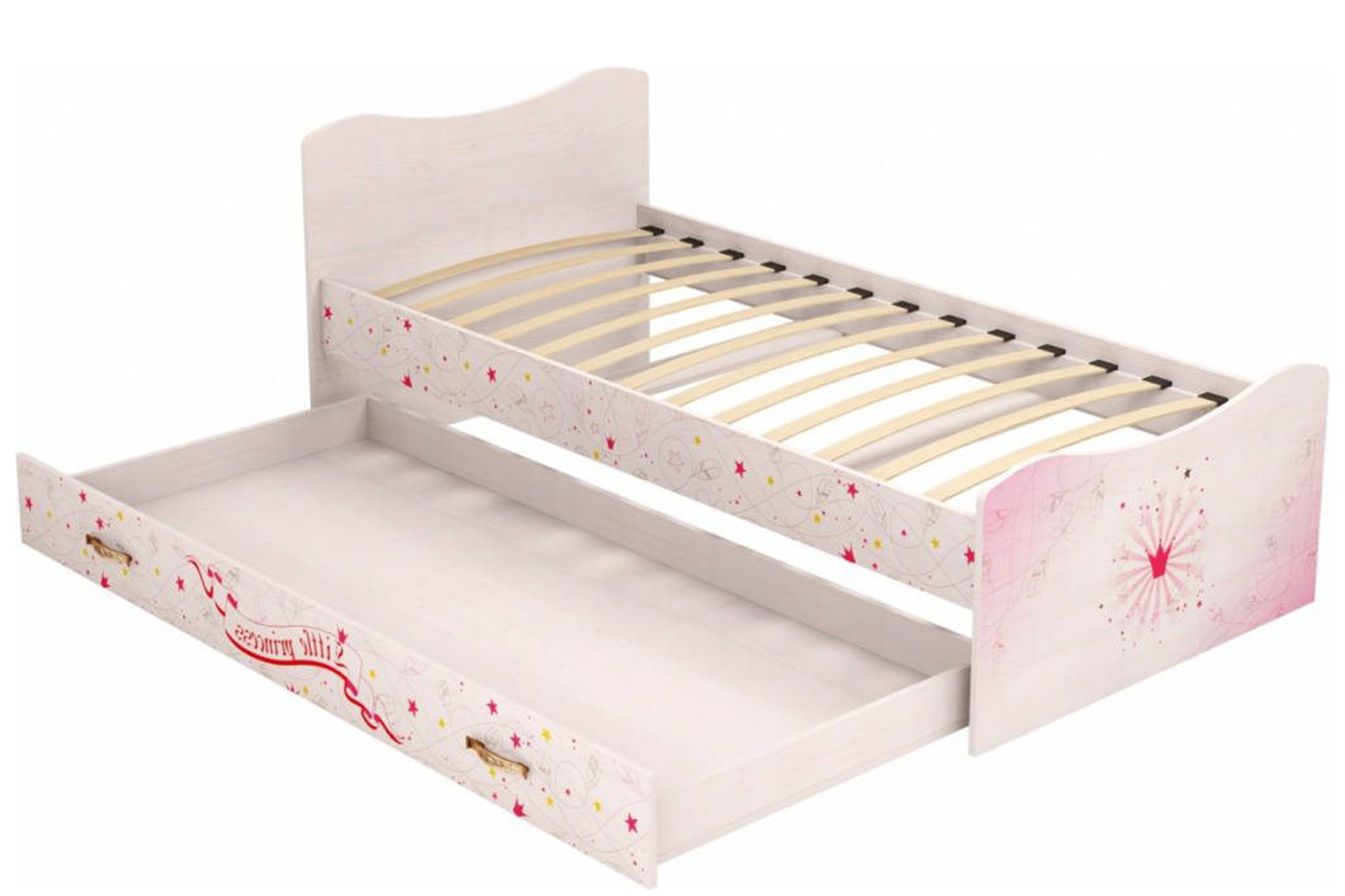 Кровать с ящиком Принцесса 4 90х190