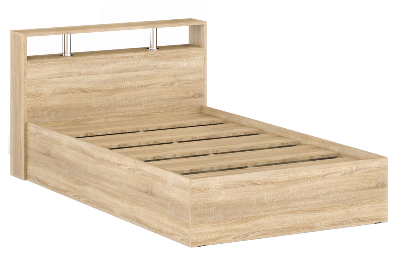 Камелия Кровать 120 без ящиков Дуб сонома