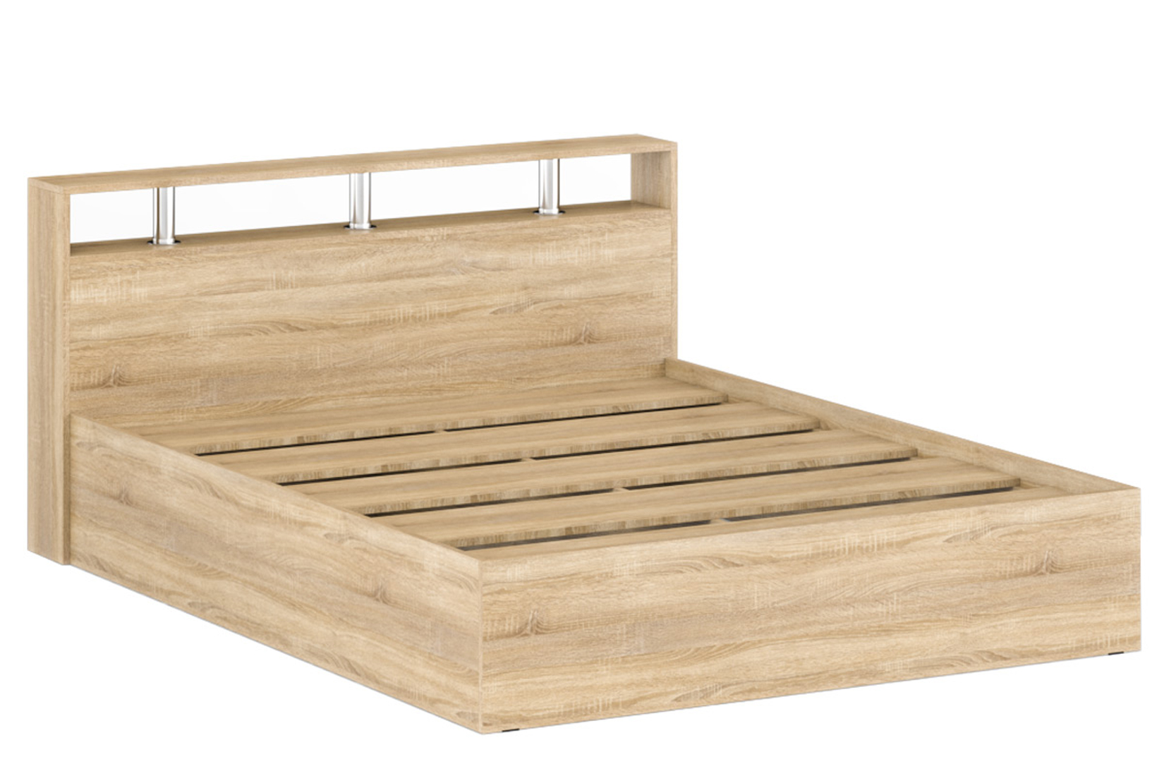 Камелия Кровать 160 Без ящиков Дуб сонома