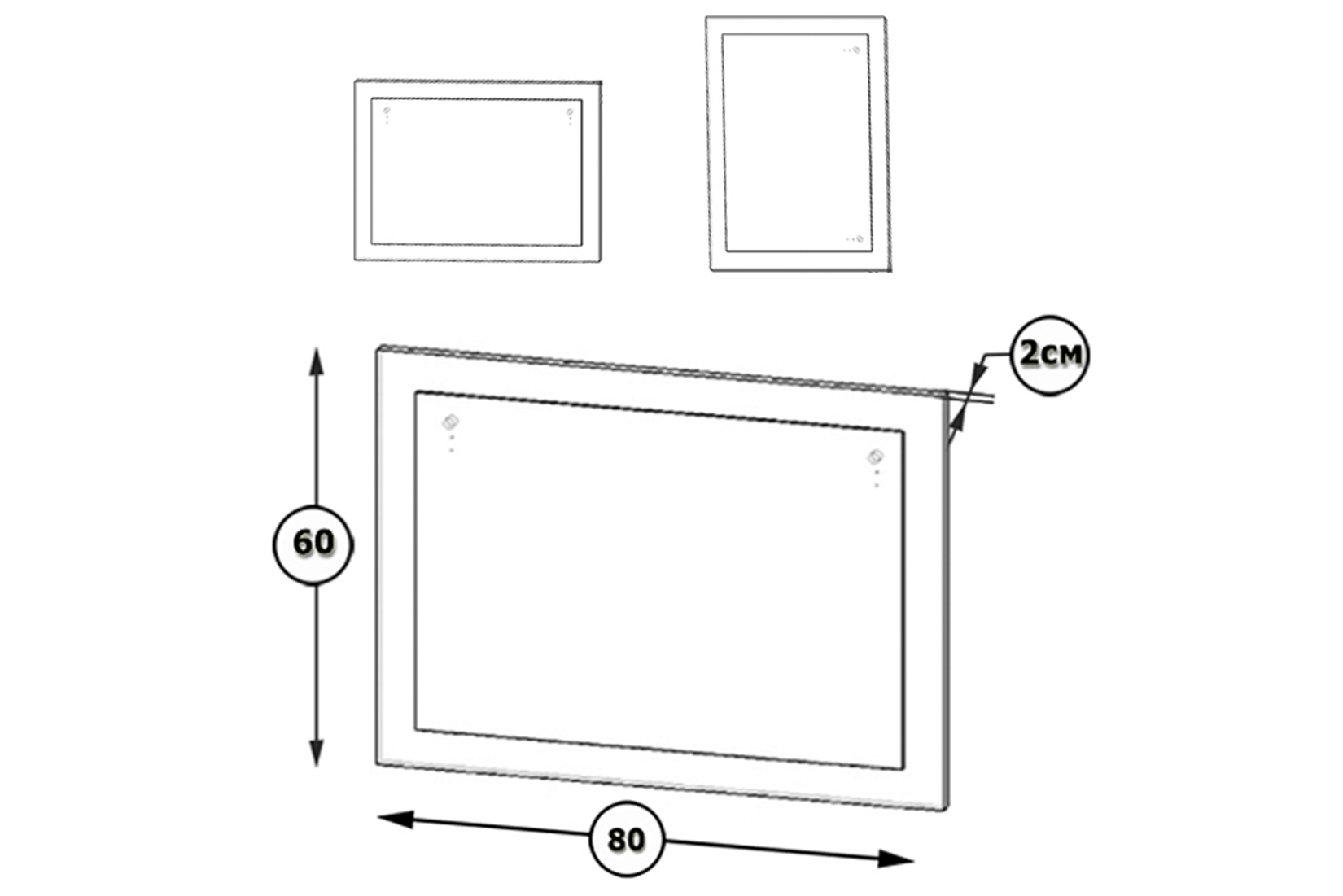 Камелия Зеркало Дуб сонома