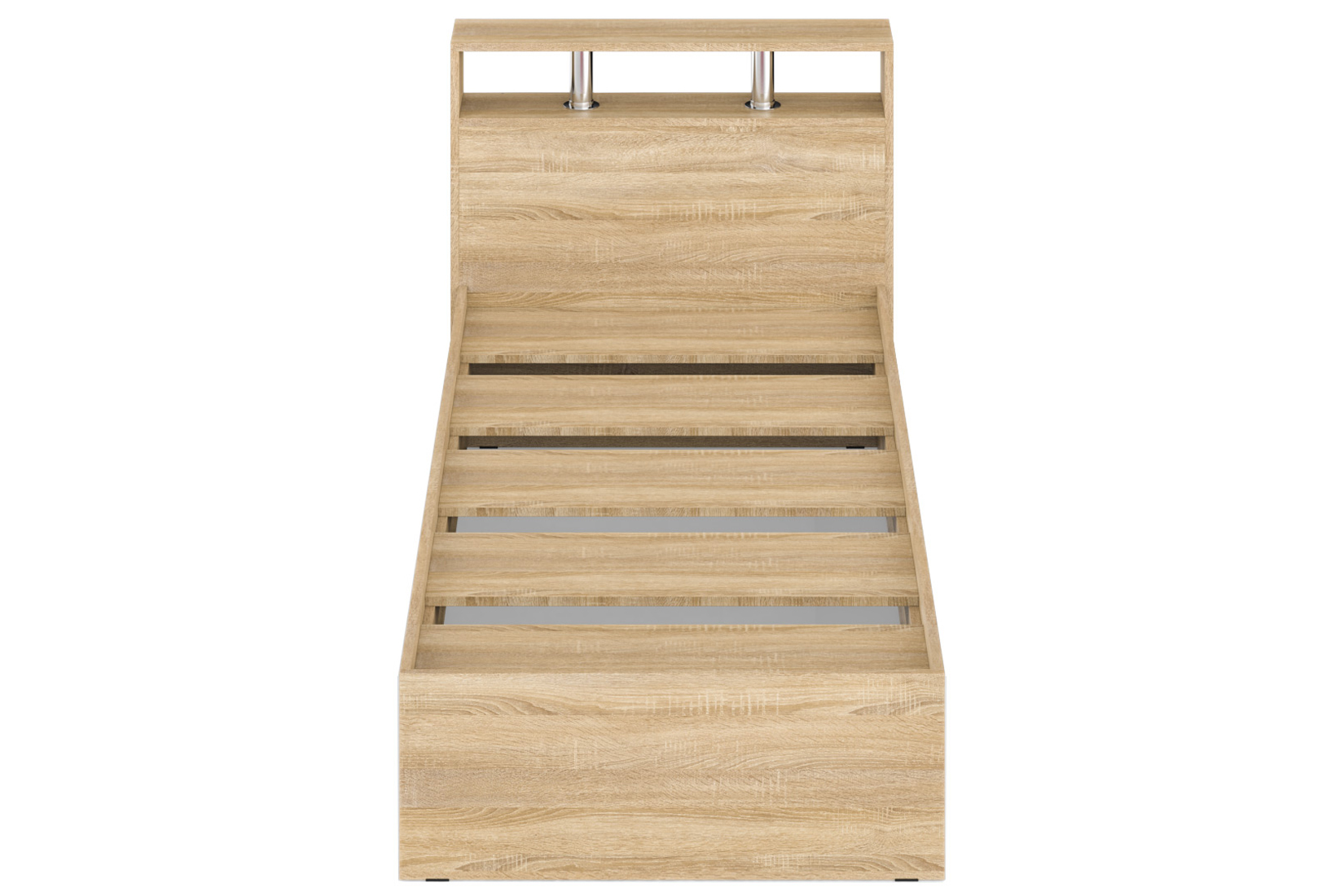 Камелия Кровать 90 без ящиков Дуб сонома