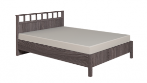 Кровать с ортопедическим основанием (дерево) Sherlock 49 Люкс 120х200, ясень темный