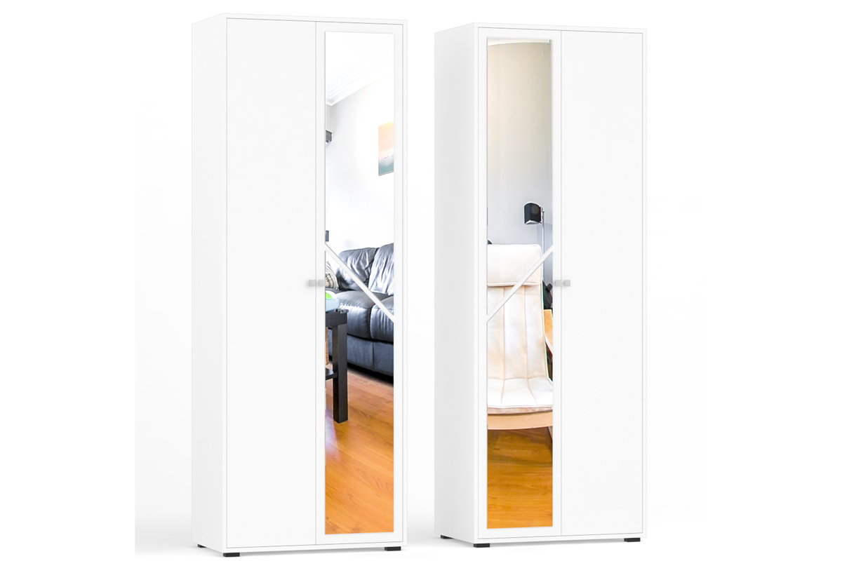 Камелия Шкаф 4-х створчатый Белый