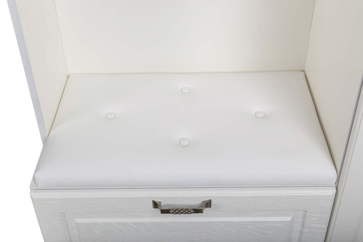 Ливерпуль № 2 Прихожая Ясень ваниль/белый