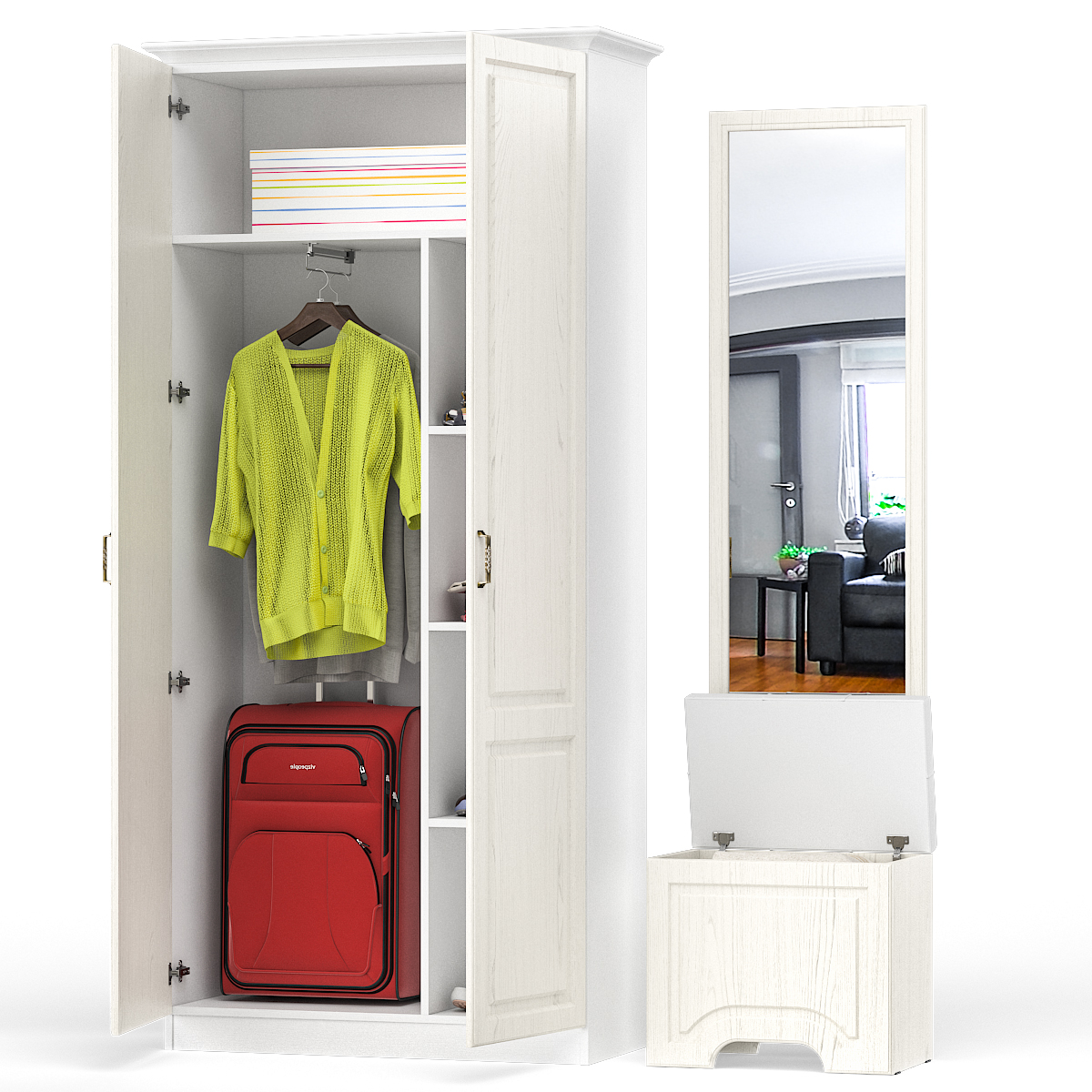 Ливерпуль № 3 Прихожая с карнизом