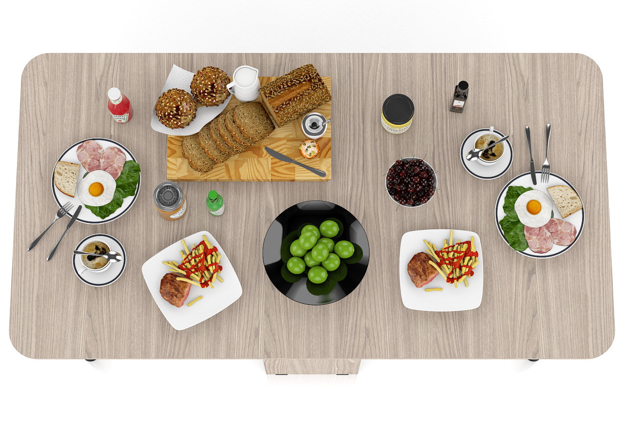 Стол-книжка СО-04 ясень шимо светлый