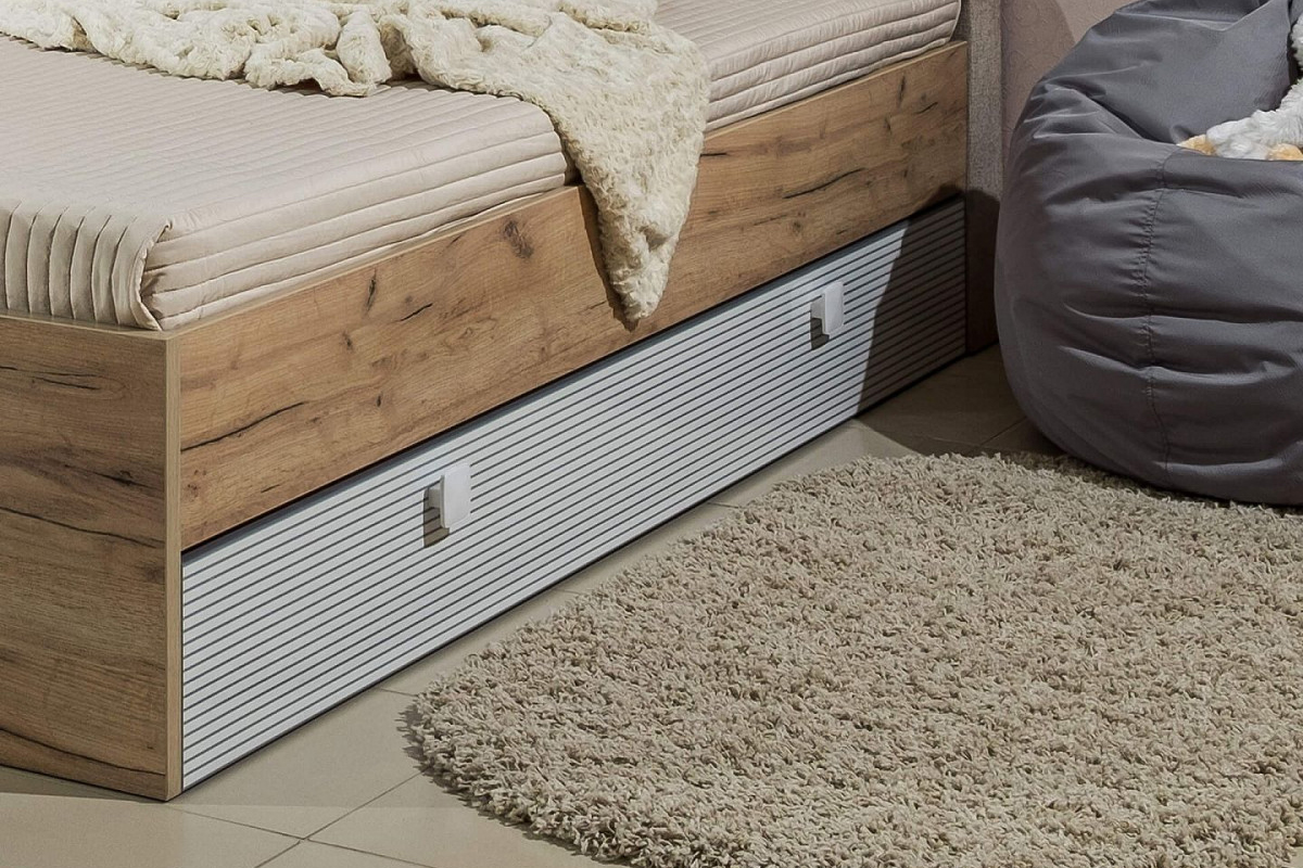 Модекс-2 ЛД-522-140 Кровать 120,х200 см. с ортопедическим основанием Дуб золотой