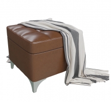 Жозефина-2 Пуф с нишей (экокожа) коричневый