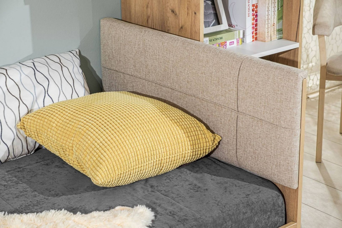 Модекс-2 ЛД-522-020 Кровать 90х200 см. с ортопед. основанием Дуб золотой