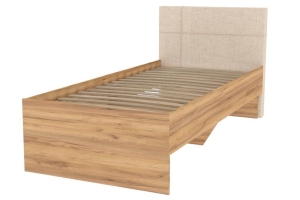 Модекс-2 ЛД-522-020 Кровать 90х200 см. с ортопед. основанием Дуб золотой