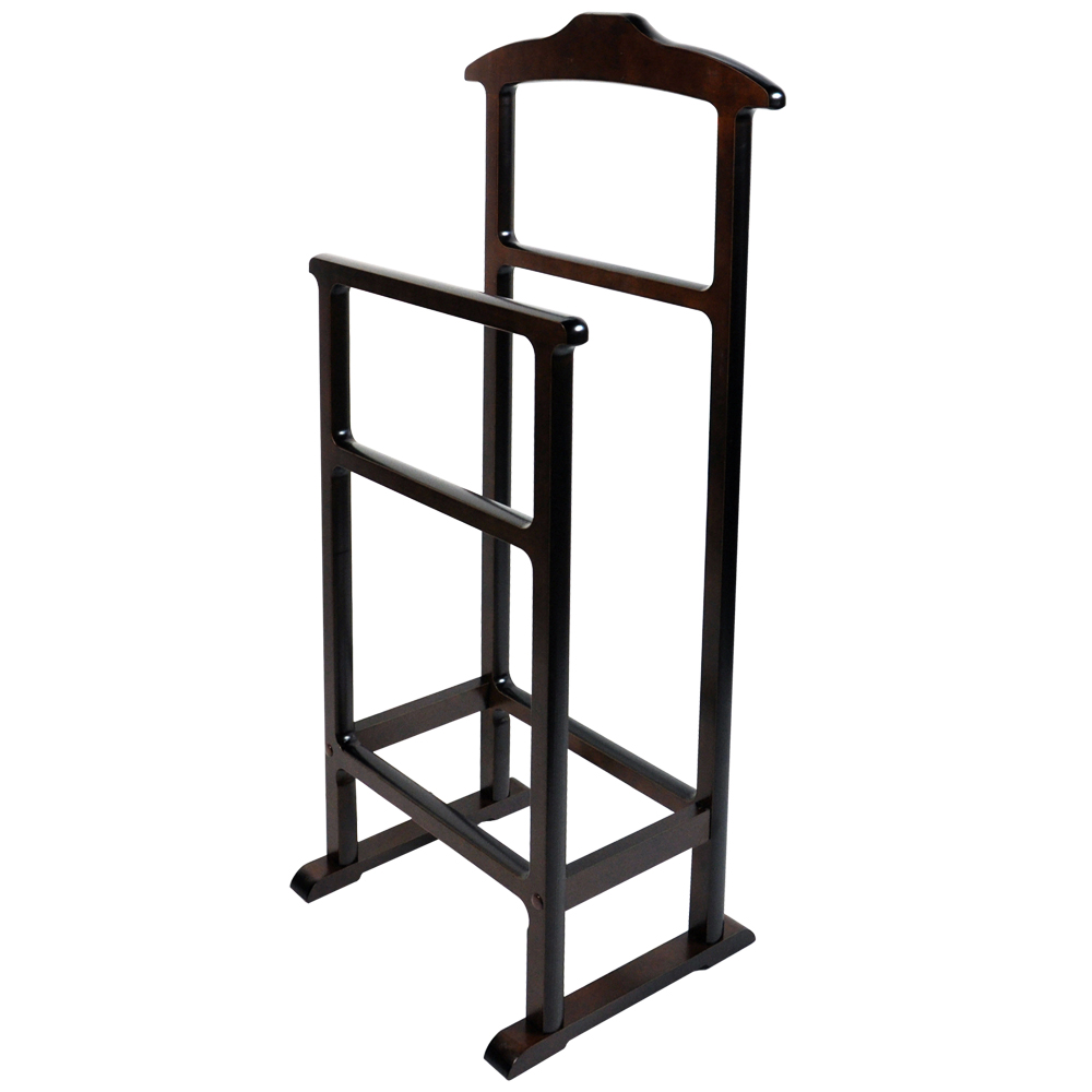 Вешалка напольная для одежды двойная Венге