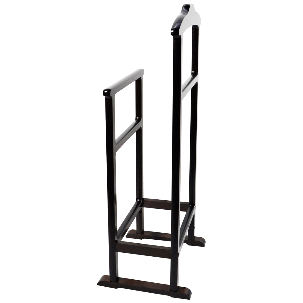 Вешалка напольная для одежды двойная Венге