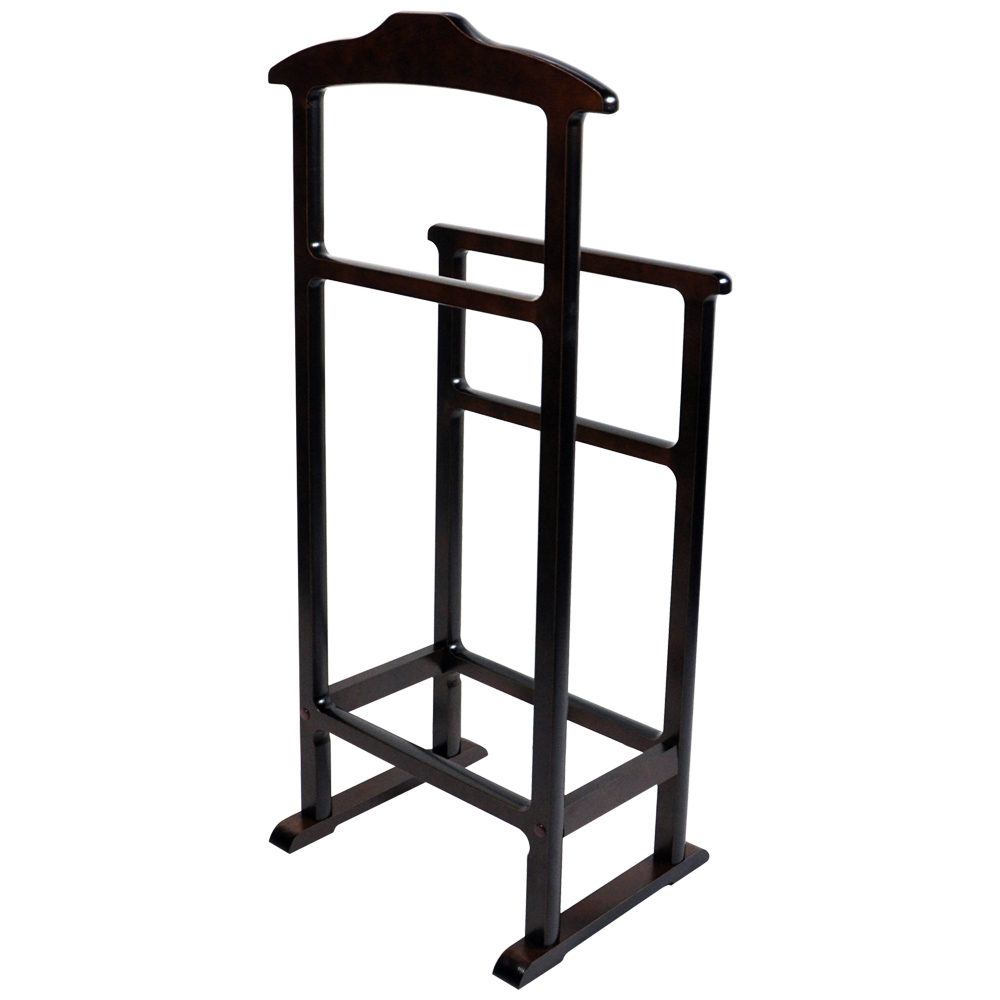 Вешалка напольная для одежды двойная Венге