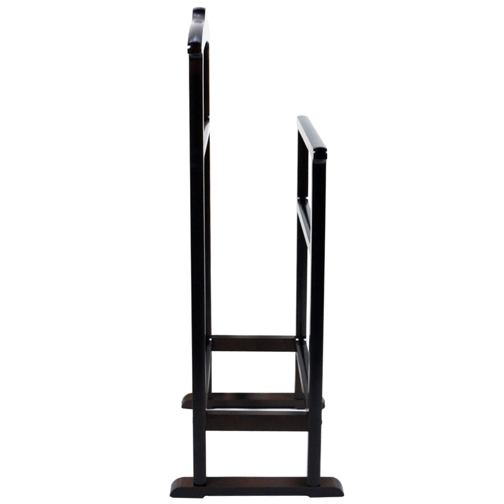 Вешалка напольная для одежды двойная Венге