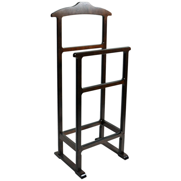 Вешалка напольная для одежды двойная Венге