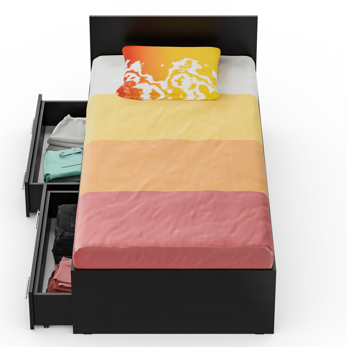 Стандарт Кровать 90 Венге (с ящиками)