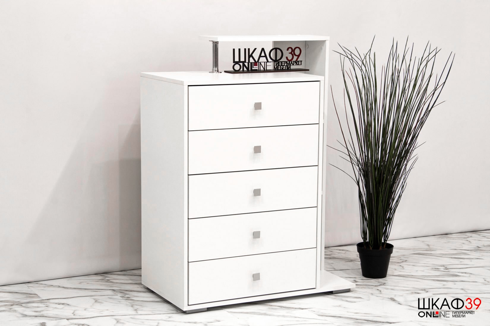 Камелия Комод Белый