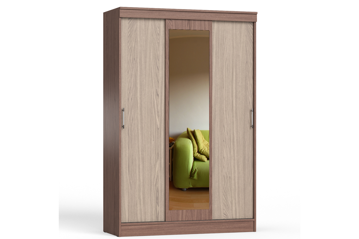СВК-1300 Шкаф-купе  Ясень шимо светлый/тёмный