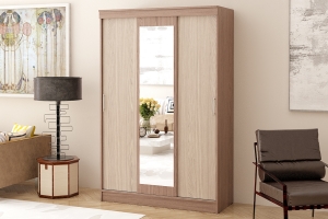 СВК-1300 Шкаф-купе  Ясень шимо светлый/тёмный