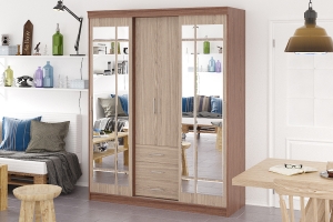 СВК-1700 Шкаф-купе Ясень шимо светлый/тёмный