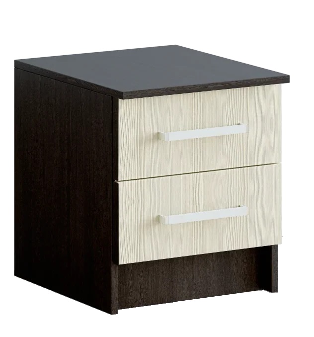 Тумба прикроватная с ящиками Фиеста, венге/лоредо (2 шт)