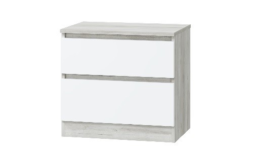 Тумба прикроватная Лори, дуб серый