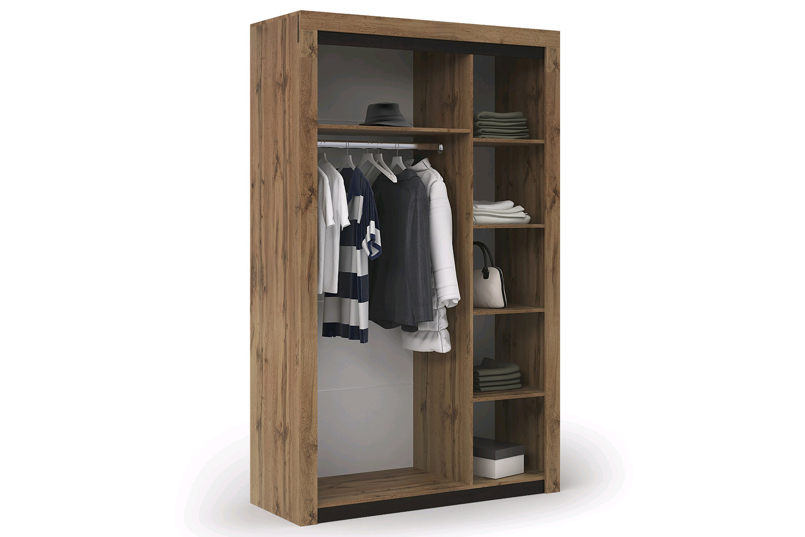 Паола ШК 702 Шкаф 3-х дв.  Дуб крафт золотой