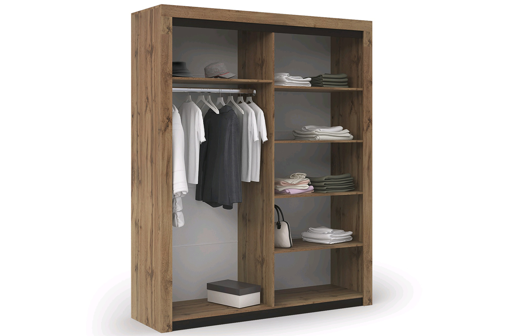 Паола ШК 703 Шкаф 4-х дв.  Дуб крафт золотой