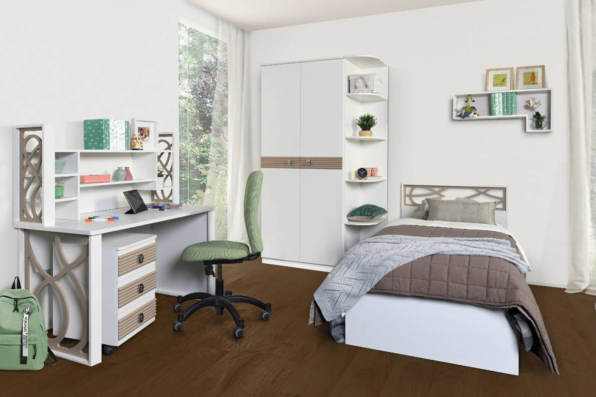 Саманта СМ12 Шкаф для одежды (Дуб Седан)