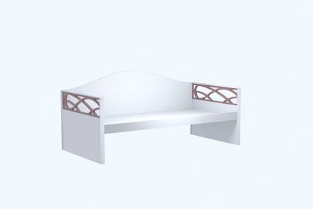 Кровать-диван Саманта СМ3а 90х200, дуб седан