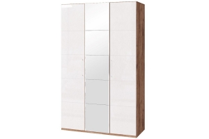 Монреаль (01) Шкаф для одежды и белья 3-х дв. с зеркалом