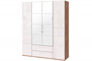 Монреаль (02) Шкаф для одежды с ящик 4-х дв. с зеркалом