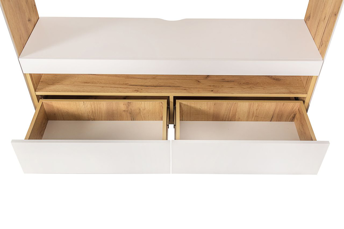 Альба Комплектация № 1 Дуб крафт золотой/белый премиум