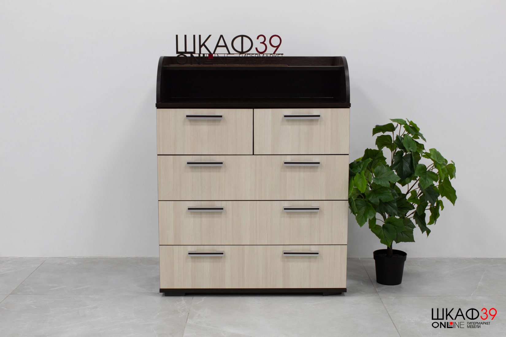 Комод высокий Стандарт 1 NEW, венге/лоредо