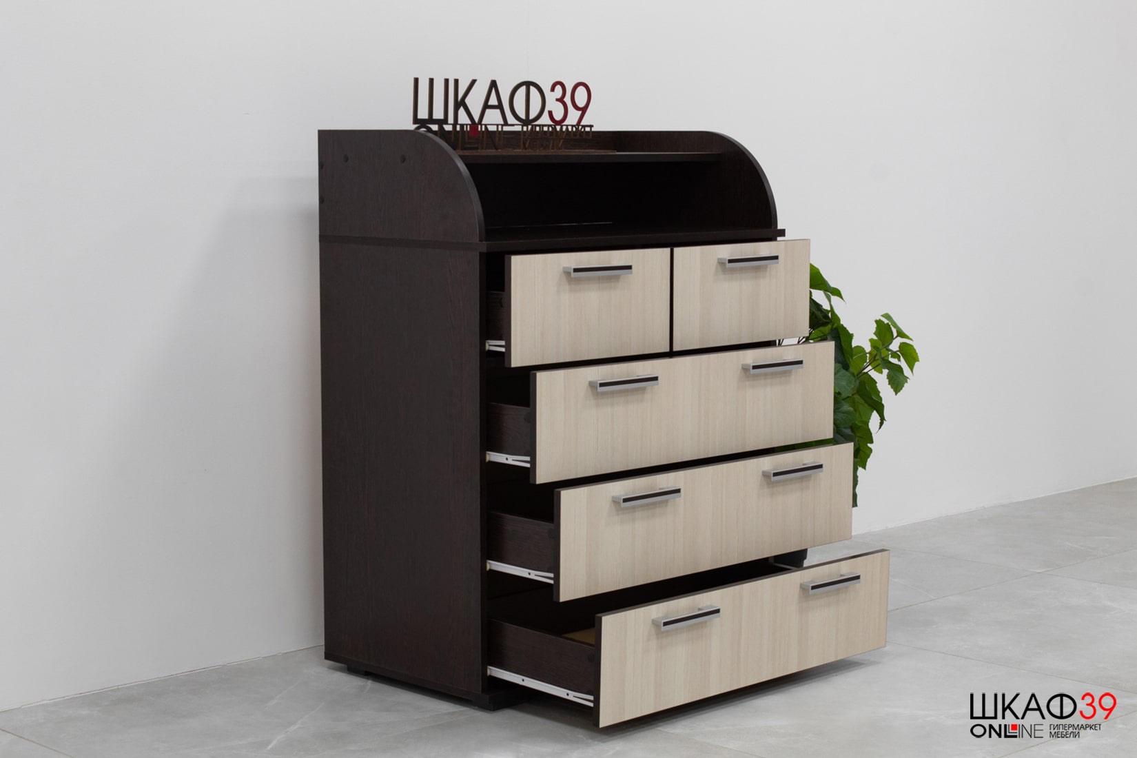 Комод высокий Стандарт 1 NEW, венге/лоредо