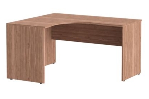 IMAGO СА-3 левый Стол криволинейный Ясень шимо тёмный